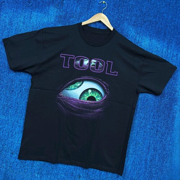 Tool Aenima CD Back Cover Eye Progressive Metal Band Tee XL - Picture 3 of 4